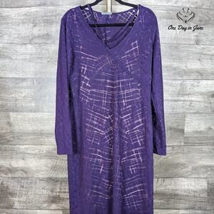 Bold Elements Long Sleeve Sheer Layered Bodycon Dress Size XL